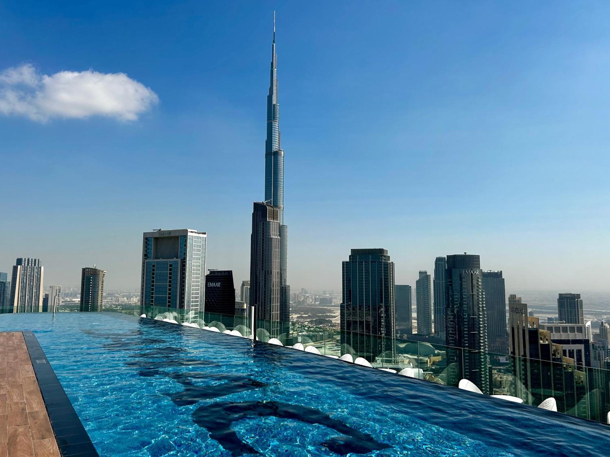 迪拜Burj Khalifa Views 2Br With Infinity Pool Downtown公寓 外观 照片