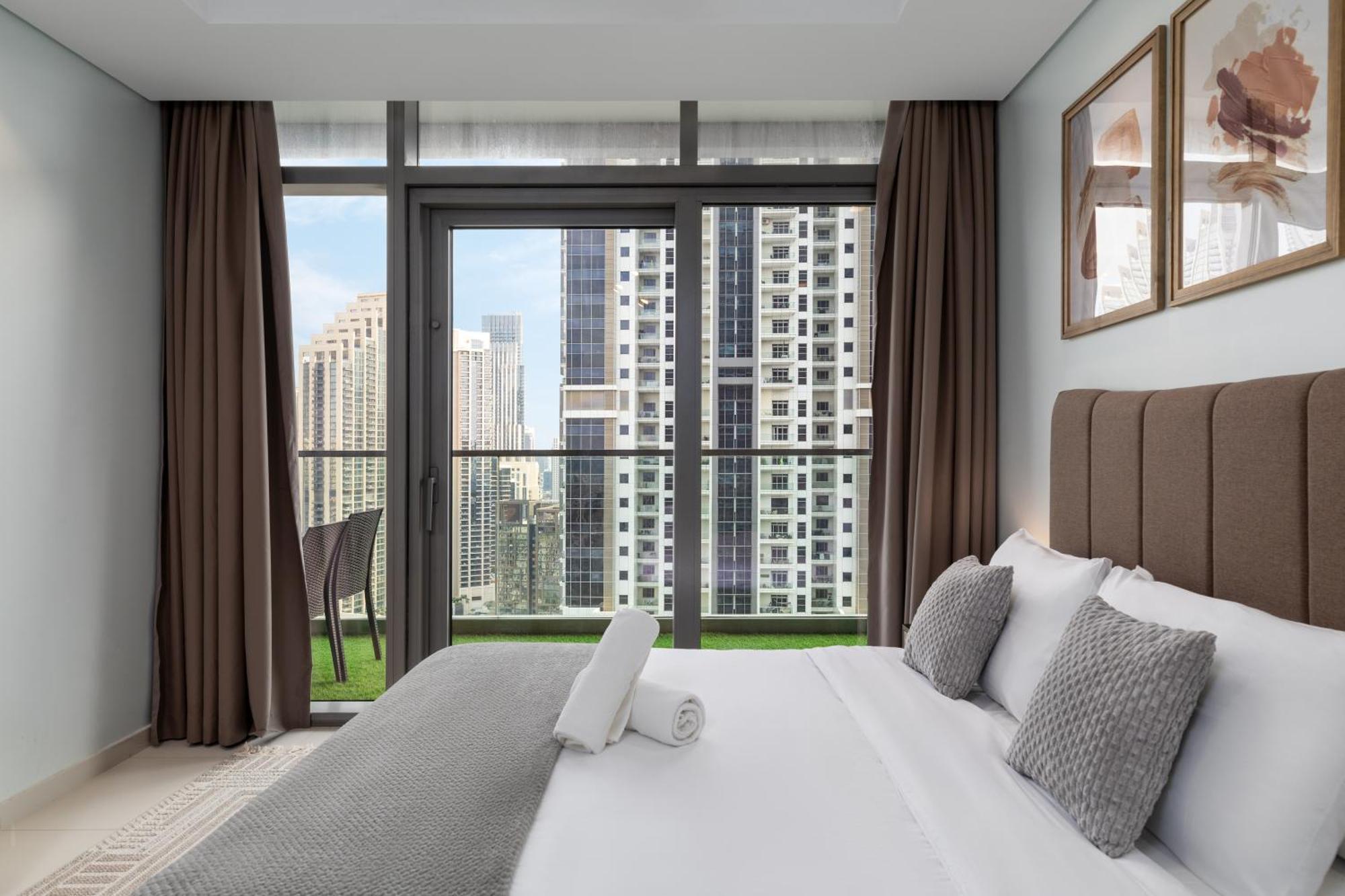 迪拜Burj Khalifa Views 2Br With Infinity Pool Downtown公寓 外观 照片