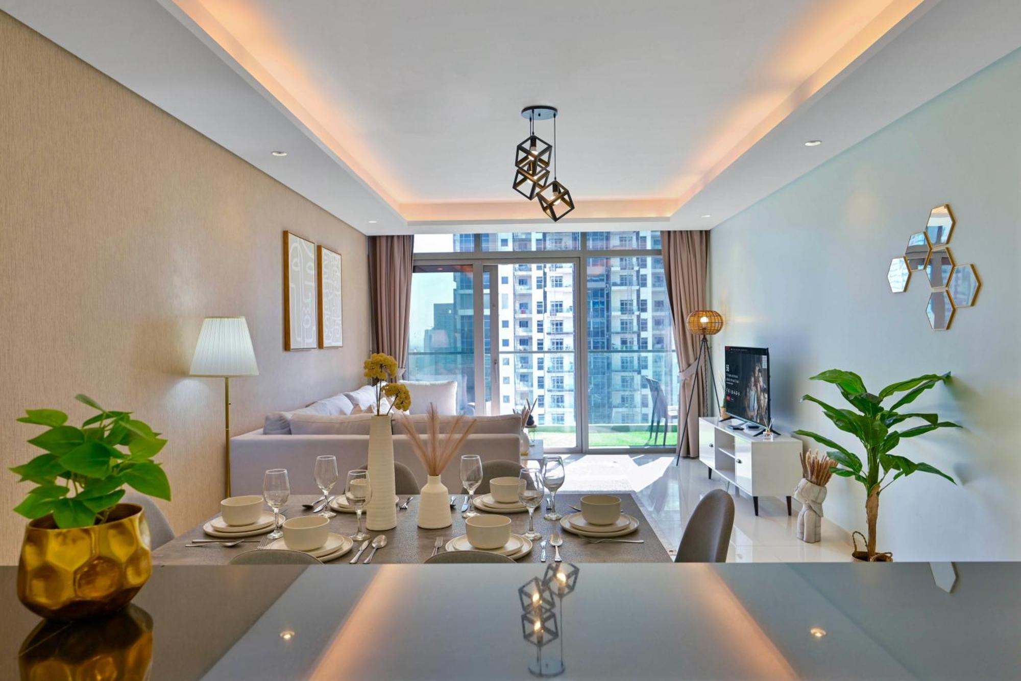 迪拜Burj Khalifa Views 2Br With Infinity Pool Downtown公寓 外观 照片