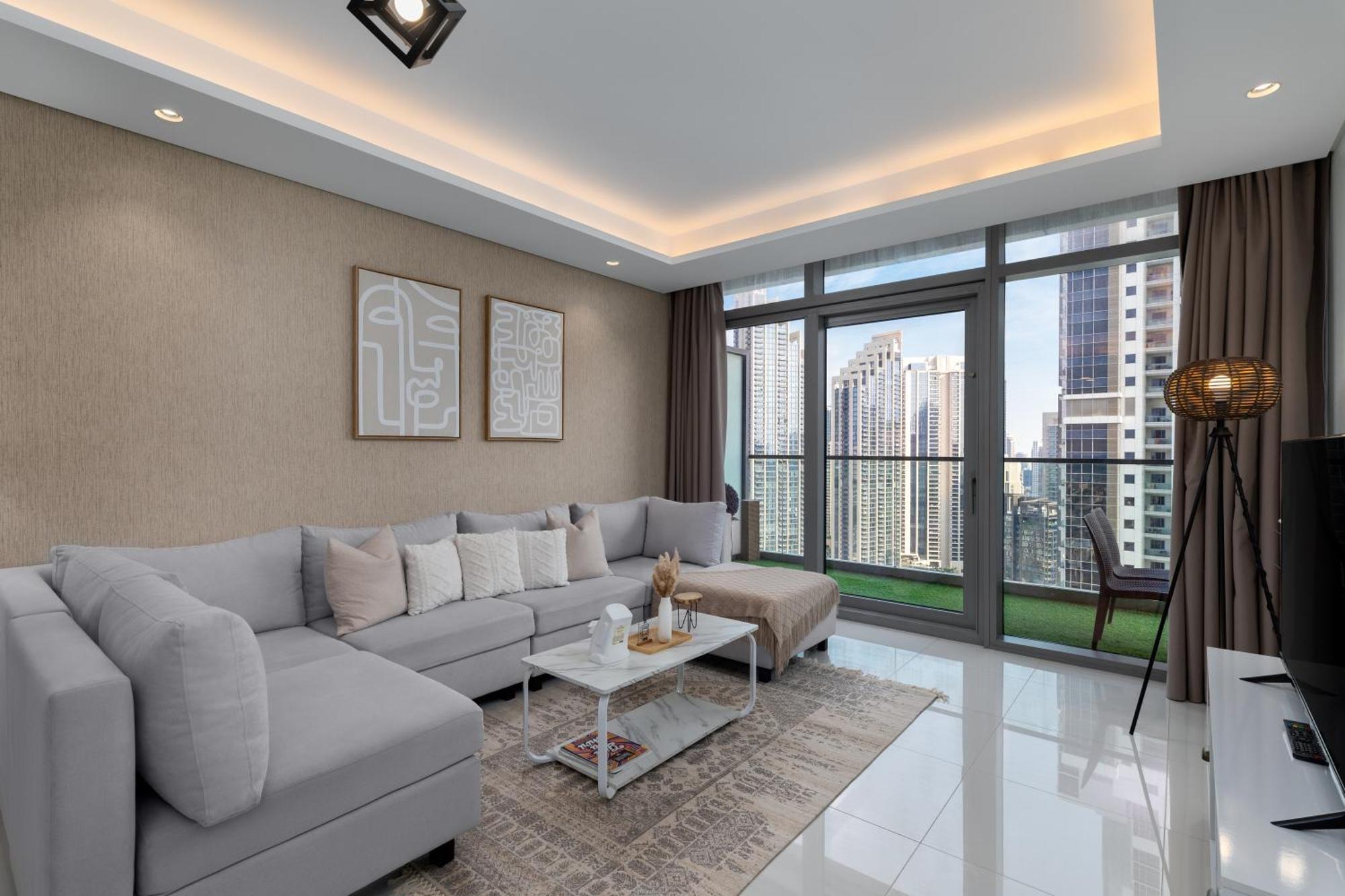 迪拜Burj Khalifa Views 2Br With Infinity Pool Downtown公寓 外观 照片